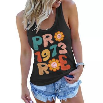 Pro Roe 1973 Womens My Body Choice Mind Your Own Uterus Women Flowy Tank - Seseable