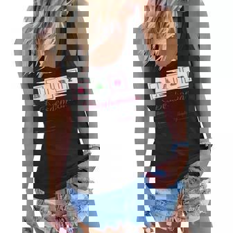 Proud Father Of Baby Girl Statistics Name Women Flowy Tank - Thegiftio