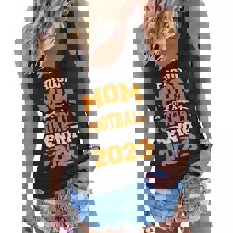 Proud Mom Of A Football Senior 2023 V2 Women Flowy Tank - Thegiftio