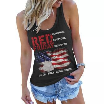 Red Friday Remember Until They Come Home Women Flowy Tank - Monsterry