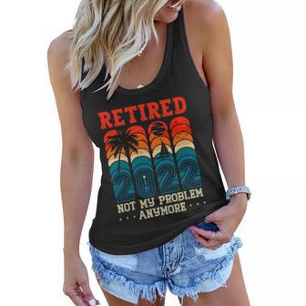 Retirement Gifts For Men & Women Funny Legend Retired 2022 Tshirt Women Flowy Tank - Monsterry