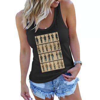 Retro Art Usa Military History Dress Guide Vintage Civil War Women Flowy Tank - Monsterry CA