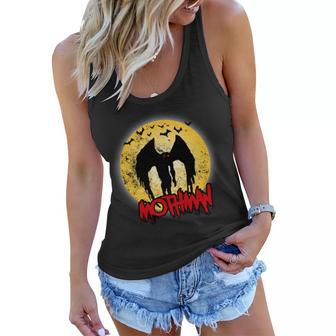 Retro Mothman Cover Women Flowy Tank - Monsterry CA