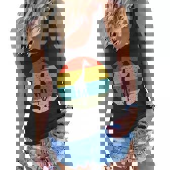 Retro Vintage Giraffe Women Flowy Tank - Thegiftio