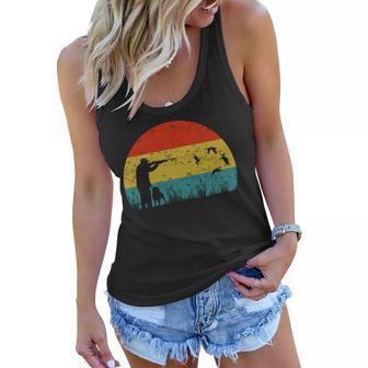 Retro Vintage Hunting Women Flowy Tank - Monsterry UK