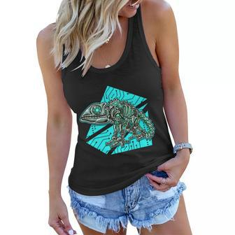 Robotic Chameleon Funny Gift For Reptile Lovers Lizard Lovers Gift Women Flowy Tank - Monsterry AU