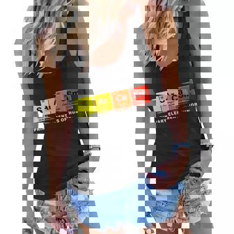 Sarcasm Primary Elements Of Humor Tshirt Women Flowy Tank - Monsterry