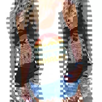 Save The Whales Retro Style Orca Killer Whale Women Flowy Tank - Thegiftio