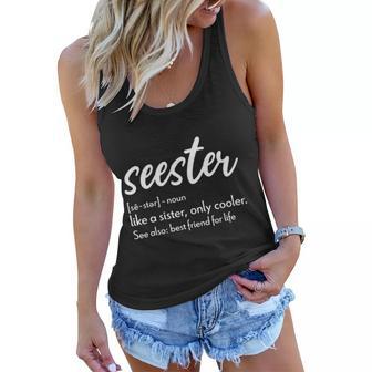 Seester Definition Apparel Seester Tshirt Women Flowy Tank - Monsterry CA