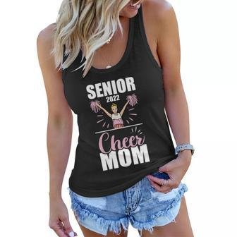Senior Cheer Mom 2022 Funny Cheerleading Mother Cheerleader Gift Women Flowy Tank - Monsterry