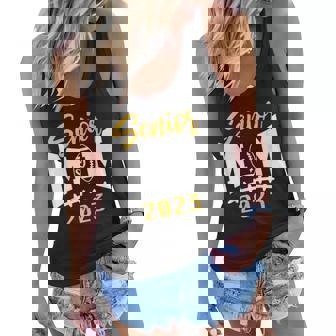Senior Mom Football Senior 2023 Women Flowy Tank - Thegiftio
