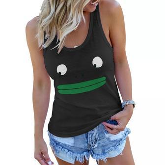 Smiling Friends Mr Frog Face Women Flowy Tank - Monsterry DE