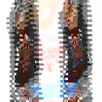 Sorry I Cant Im Stuck In The Upside-Down Women Flowy Tank - Thegiftio