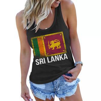 Sri Lanka Flag Women Flowy Tank - Monsterry CA