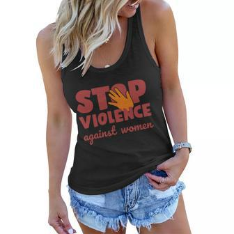 Stop Violence Against Women Women Flowy Tank - Monsterry