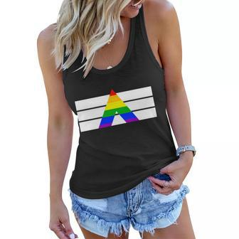 Straight Ally Pride Flag Women Flowy Tank - Monsterry CA