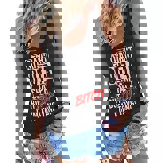 Straight Outta Shape But Bitch Im Trying T-Shirt Graphic Design Printed Casual Daily Basic Women Flowy Tank - Thegiftio