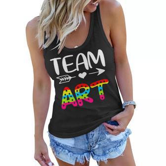 Team Art - Art Teacher Back To School Women Flowy Tank - Seseable