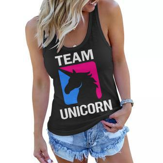 Team Unicorn Logo Tshirt Women Flowy Tank - Monsterry UK