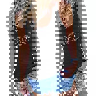 Tennis Periodic Table Table Tennis Meaningful Gift Graphic Design Printed Casual Daily Basic Women Flowy Tank - Thegiftio