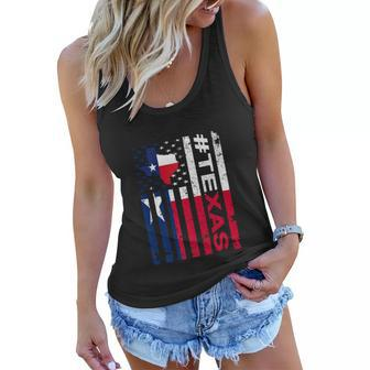 Texas State Usa 4Th Of July Pride Women Flowy Tank - Monsterry