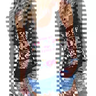 The Best Kind Of Mom Raises A Nurse Gift Women Flowy Tank - Thegiftio