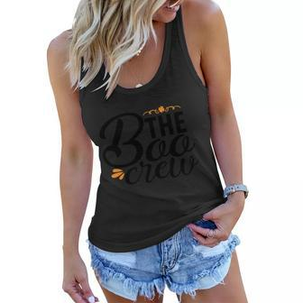 The Boo Crew Funny Halloween Quote Women Flowy Tank - Monsterry