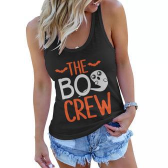 The Boo Crew Funny Halloween Quote Women Flowy Tank - Monsterry