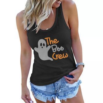 The Boo Crew Halloween Quote Women Flowy Tank - Monsterry