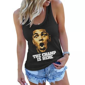 The Champ Is Here Tshirt Women Flowy Tank - Monsterry CA