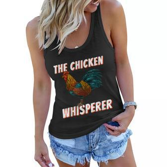 The Chicken Whisperer Funny Chicken Lover Chicken Farming Graphic Design Printed Casual Daily Basic Women Flowy Tank - Thegiftio UK