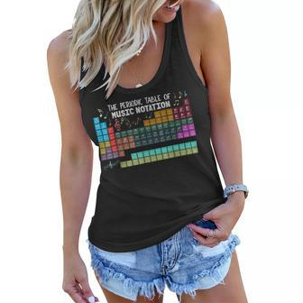 The Periodic Table Of Music Notation Music Teacher Women Flowy Tank - Seseable