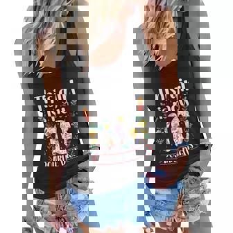 This Girl Is Now Double Digits 10 Year Old 10Th Birthday Women Flowy Tank - Thegiftio