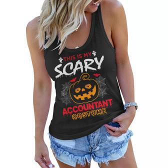 This Is My Scary Accountant Costume Halloween Sweatshirt Women Flowy Tank - Thegiftio UK