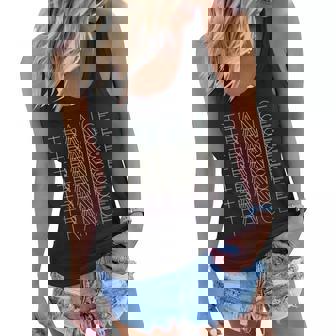 Trance Techno Edm Music Dj Rave Party Festival V2 Women Flowy Tank - Thegiftio