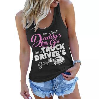 Trucker Trucker Shirts For Children Truck Drivers Daughter T Shirt Women Flowy Tank - Seseable