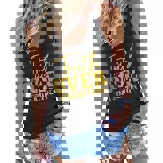 Truth Over Tradition Hebrew Israelite Judah Yah Israel Women Flowy Tank - Thegiftio UK