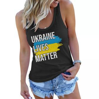 Ukraine Lives Matter Tshirt Women Flowy Tank - Monsterry