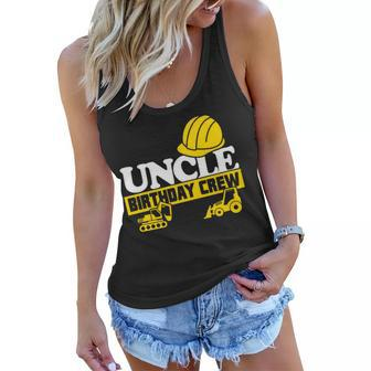Uncle Birthday Crew Construction Party Graphic Design Printed Casual Daily Basic Women Flowy Tank - Thegiftio UK