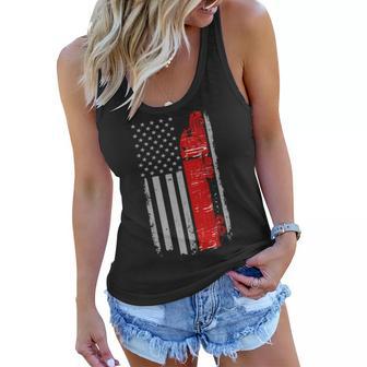 Us Truck Driver Usa Flag Tshirt Women Flowy Tank - Monsterry