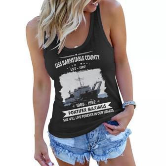 Uss Barnstable County Lst 1197 Women Flowy Tank - Monsterry AU