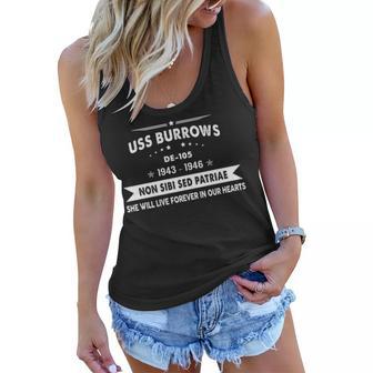 Uss Burrows De Women Flowy Tank - Monsterry