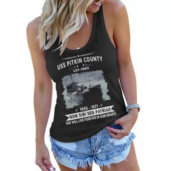 Uss Pitkin County Lst Women Flowy Tank - Monsterry
