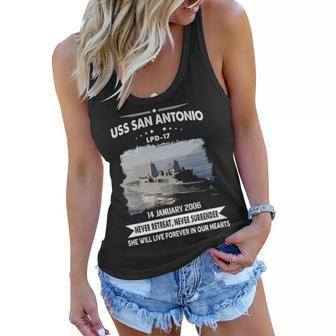 Uss San Antonio Lpd Women Flowy Tank - Monsterry AU