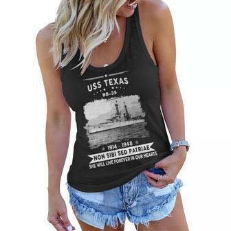 Uss Texas Bb 35 Battleship Women Flowy Tank - Monsterry CA