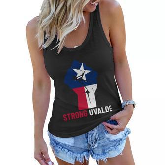 Uvalde Strong Pray For Uvalde V2 Women Flowy Tank - Monsterry DE