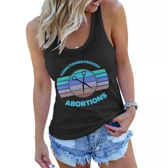 Vasectomies Prevent Abortions Pro Choice Movement Women Feminist V2 Women Flowy Tank - Monsterry