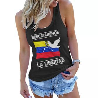 Venezuela Freedom Democracy Guaido La Libertad Women Flowy Tank | Mazezy