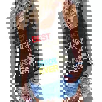 Vintage Best Buckin Grandpa Hunting Graphic Design Printed Casual Daily Basic V2 Women Flowy Tank - Thegiftio