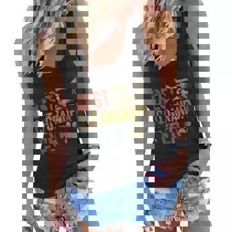 Vintage Best Cat Grandpa Ever Tshirt Cat Grandpa Fathers D Tshirt Graphic Design Printed Casual Daily Basic Women Flowy Tank - Thegiftio